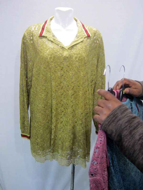 Ladies Lace Top (Olive)